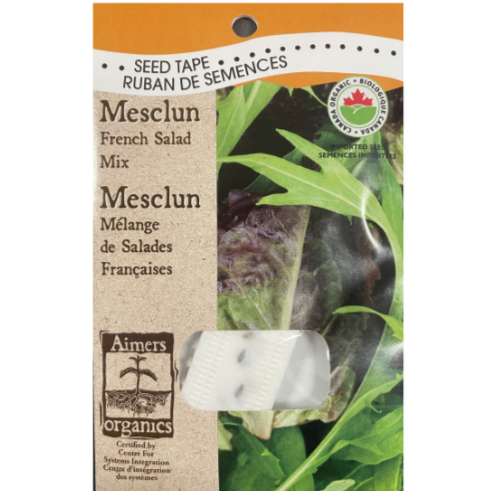 Aimers Organics Seed Tape Mesclun French Salad Mix Pkg.