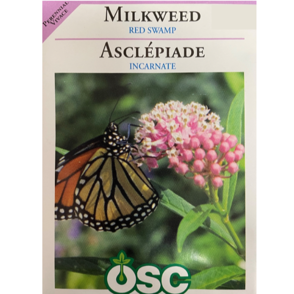 OSC Seeds Milkweed Red Swamp Pkg