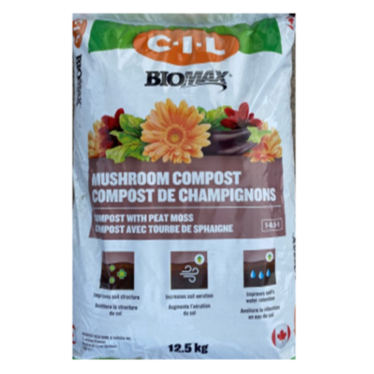 Mushroom Compost BIOMAX 12.5Kg