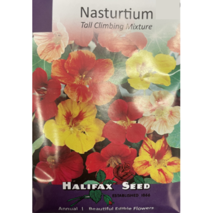 Halifax Seed Nasturtium Tall Climbing Mix