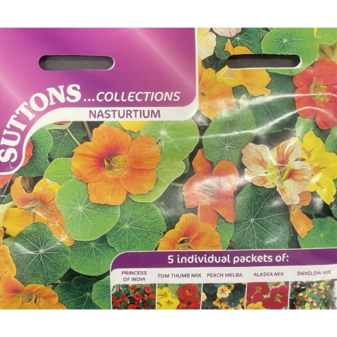 Suttons Seed Nasturtium Multi Collection