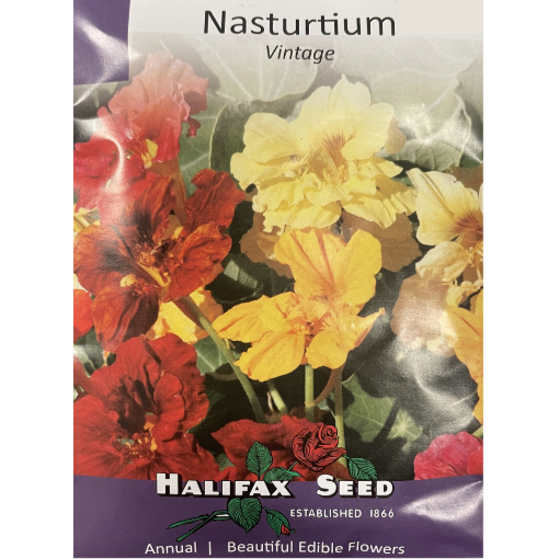 Halifax Seed Nasturtium Vintage
