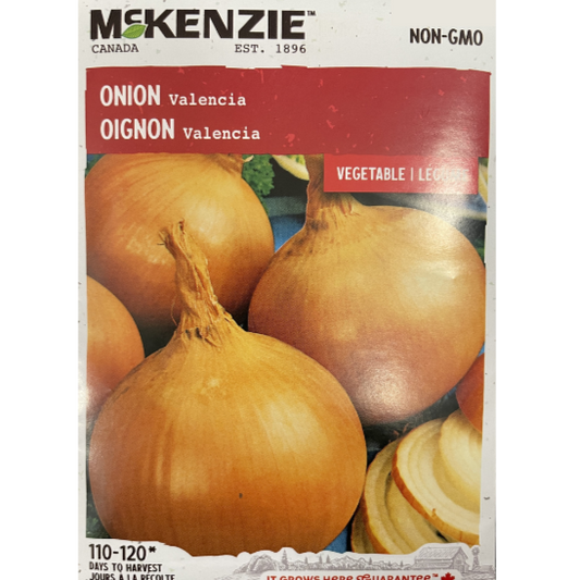 McKenzie Seed Onion Valencia Pkg