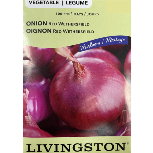 Livingston Seeds Onion Red Wethersfield Pkg