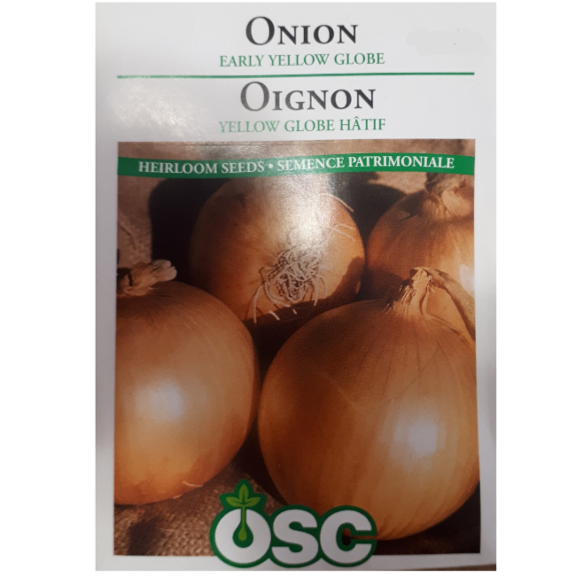 OSC Seeds Onion Early Yellow Globe