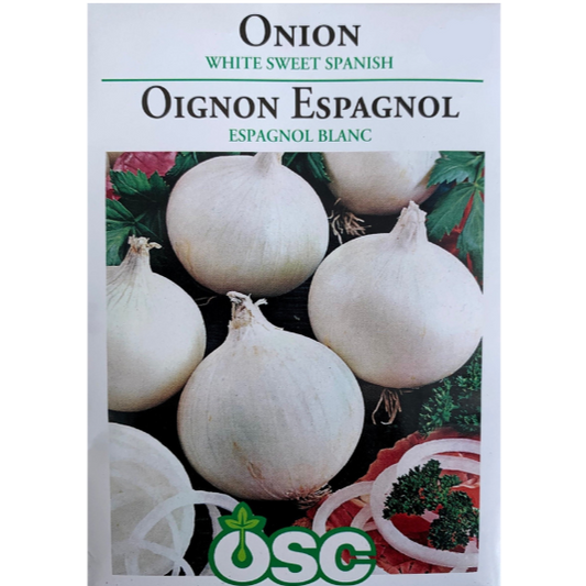 OSC Seeds Onion White Sweet Spanish Pkg.