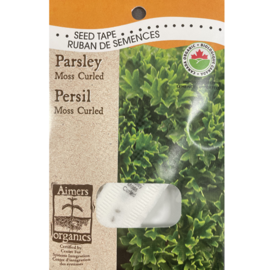 Aimers Organics Parsley Moss Curled Seed Tape