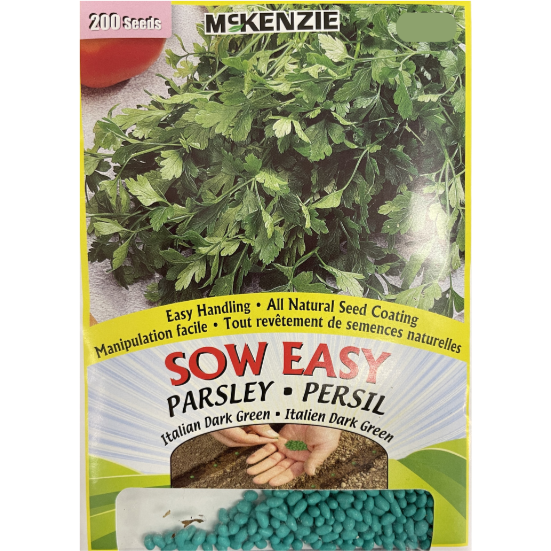 McKenzie Sow Easy Seeds Parsley Italian Dark Green