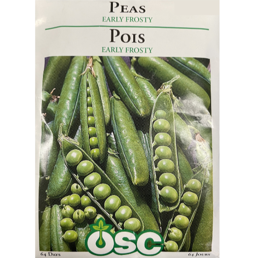 OSC Seeds Peas Early Frosty Pkg