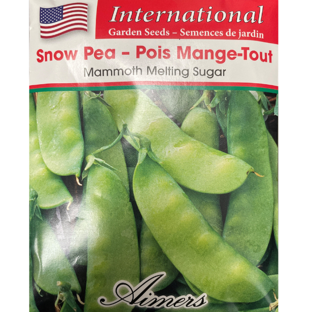Aimers International Snow Pea Mammoth Melting Sugar
