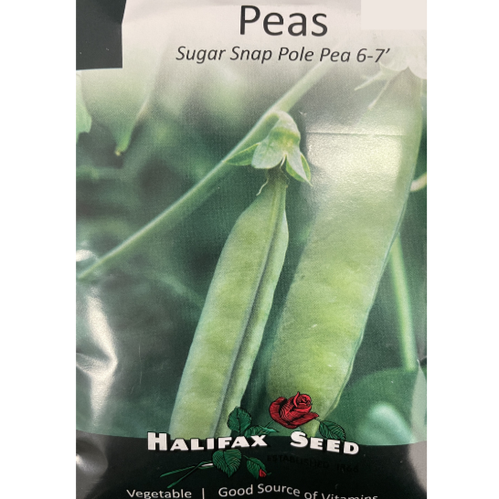 Halifax Seed Peas Sugar Snap Pole 6-7'