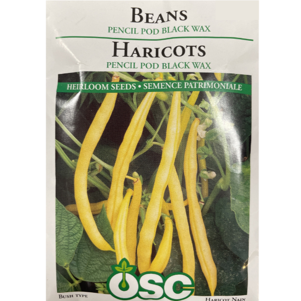 OSC Seeds Beans Pencil Pod Black Wax