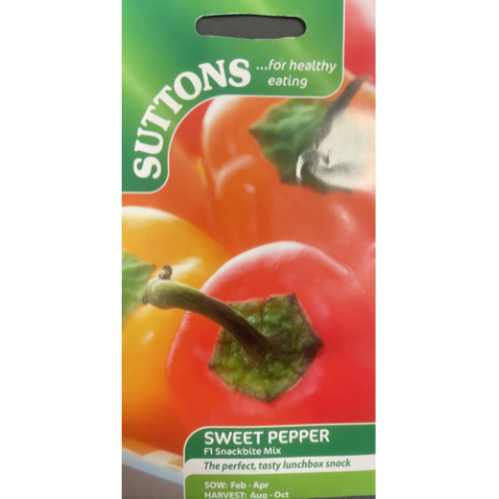 Suttons Seed Pepper F1 Snackbite Mix