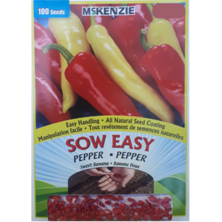 McKenzie Sow Easy Seeds Pepper Sweet Banana