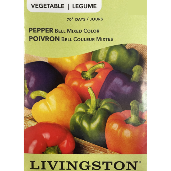 Livingston Seeds Pepper Bell Colour Mix Pkg