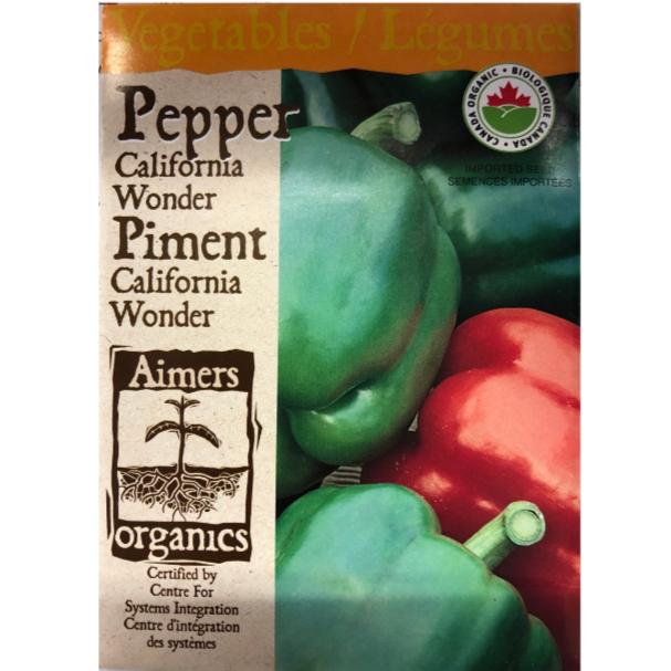 Aimers Organics Pepper California Wonder