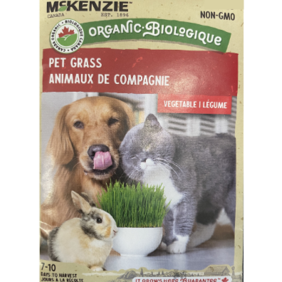 McKenzie Seeds Organic Pet Grass Pkg