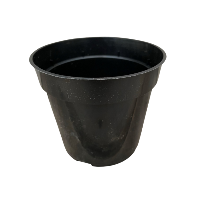 Pot 4" Standard Round Black Plastic