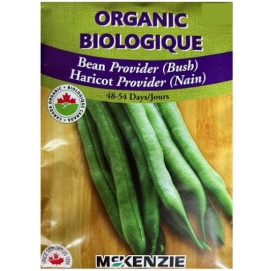 McKenzie Organic Seeds Bean Provider Bush Pkg