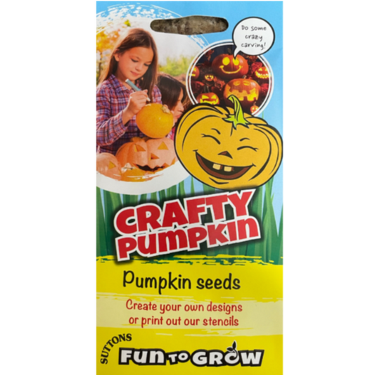 Suttons Seeds Fun to Grow Crafty Pumpkin Seeds