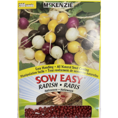 McKenzie Sow Easy Seeds Radish Halloween