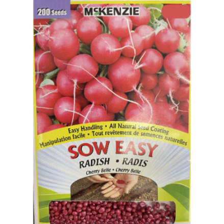 McKenzie Sow Easy Seeds Radish Cherry Belle