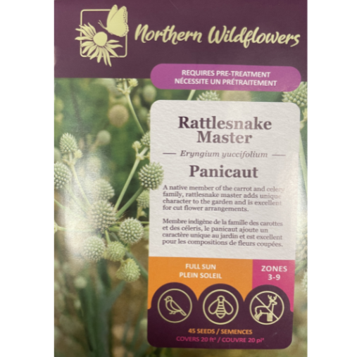 Northern Wildflowers Rattlesnake Master Pkg