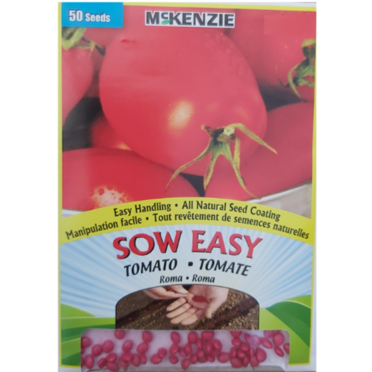 McKenzie Sow Easy Seeds Tomato Roma