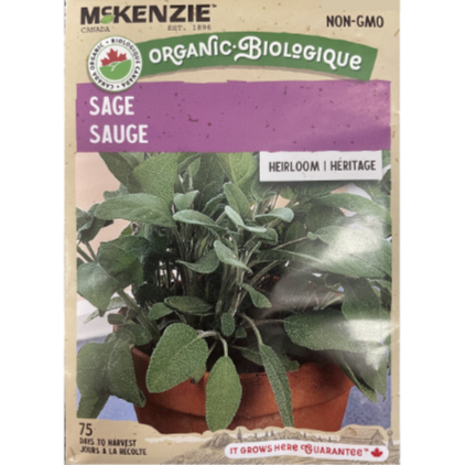 McKenzie Organic Herb Seed Sage Pkg.
