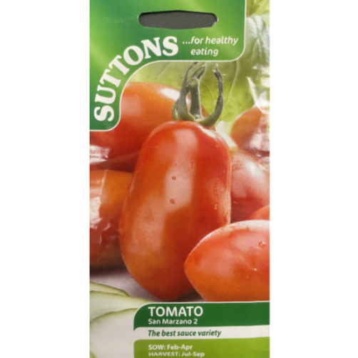 Suttons Seed Tomato San Marzano 2