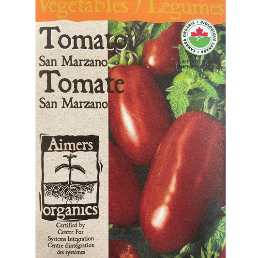 Aimers Organics Tomato San Marzano Pkg.