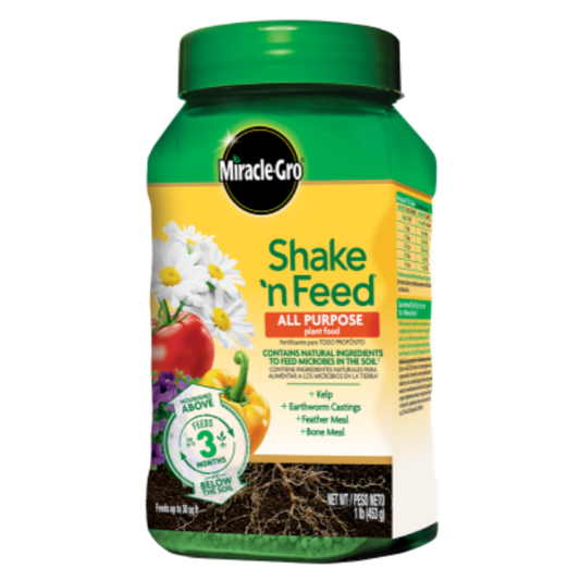 Miracle Gro Shake n' Feed All Purpose 12-4-8