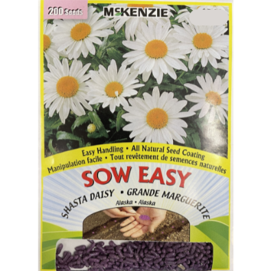 McKenzie Sow Easy Seeds Shasta Daisy Alaska