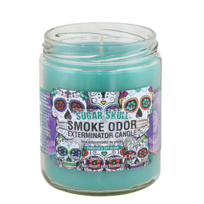 Odor Eliminating Candle Sugar Skull