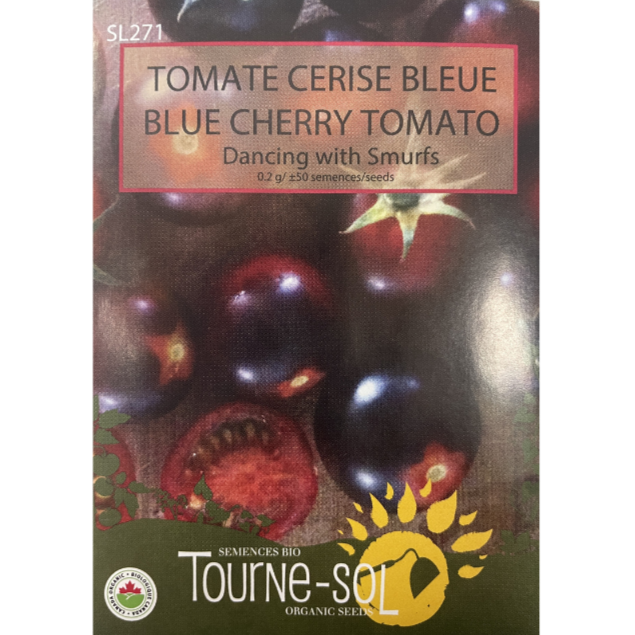 Tourne-Sol Tomato Dancing with Smurfs Blue Cherry Pkg.