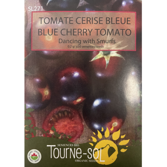 Tourne-Sol Tomato Dancing with Smurfs Blue Cherry Pkg.