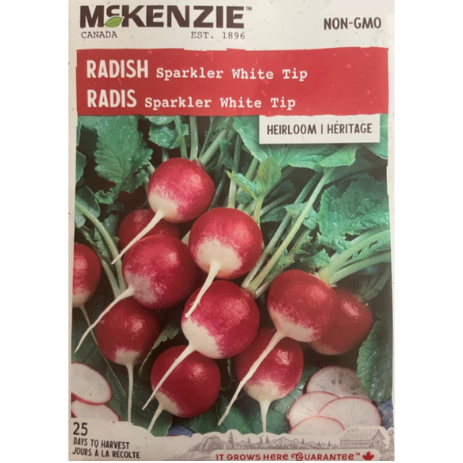 McKenzie Seed Radish Sparkler White Tip Pkg