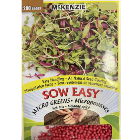 McKenzie Sow Easy Seed Micro Greens Hot Mix