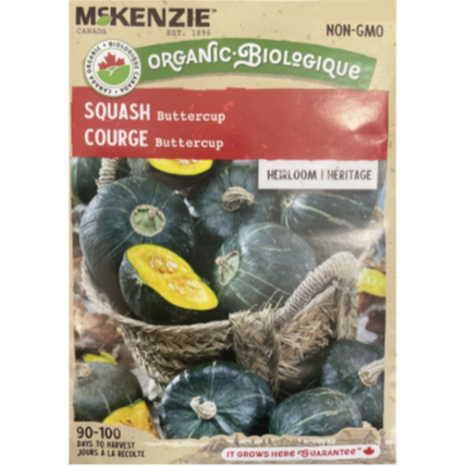 McKenzie Organic Seeds Buttercup Squash Pkg
