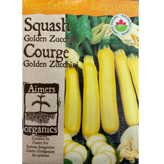 Aimers Organics Squash Golden Zucchini