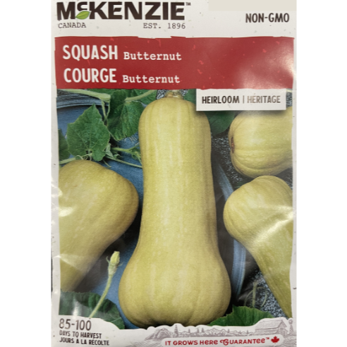 McKenzie Seed Squash Butternut Pkg