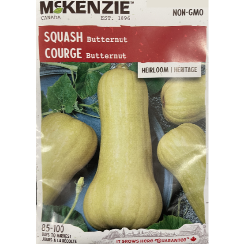 McKenzie Seed Squash Butternut Pkg.