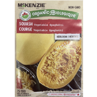McKenzie Organic Seeds Squash Vegetable Spaghetti Pkg
