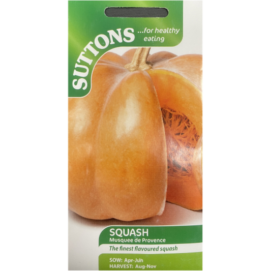 Suttons Seed Squash Musquee de Provence