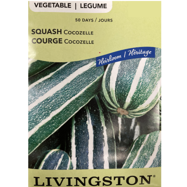 Livingston Seeds Squash Cocozelle Pkg