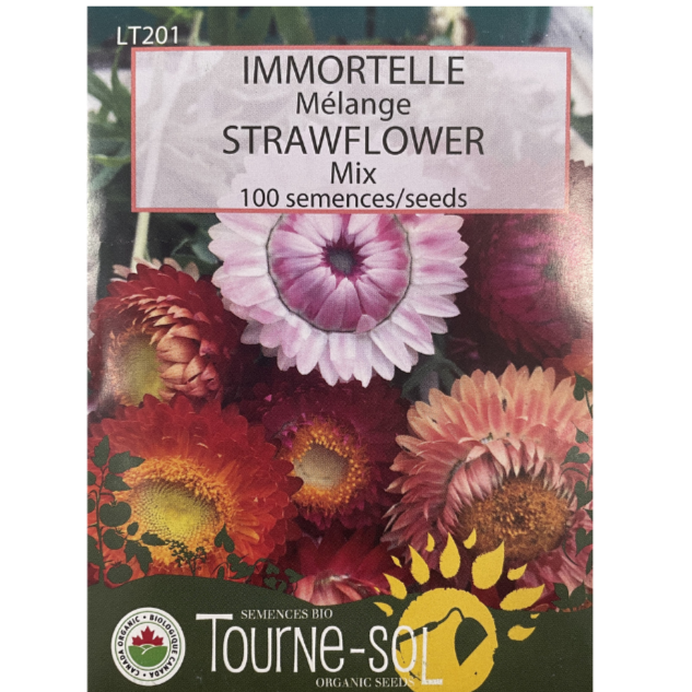 Tourne-Sol Strawflower Mix Pkg