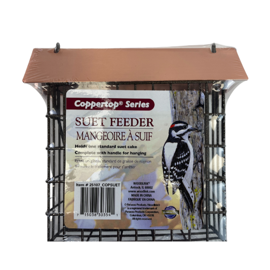 Suet Cage Coppertop Single