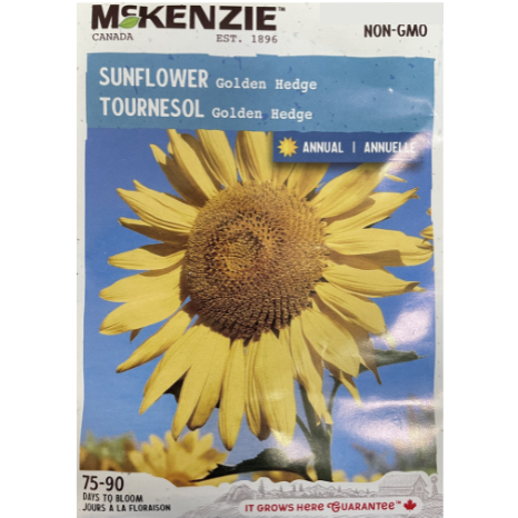 McKenzie Seed Sunflower Golden Hedge Pkg