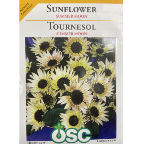 OSC Seeds Sunflower Summer Moon Pkg