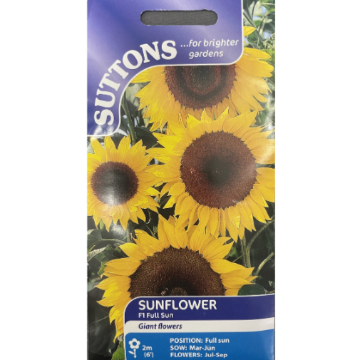 Suttons Seed Sunflower F1 Full Sun